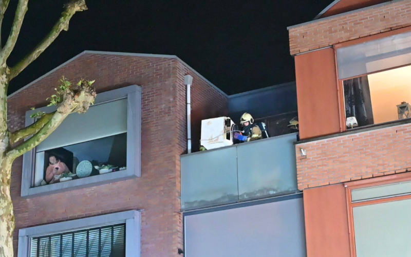 Brand in woning Almelo wasmachine