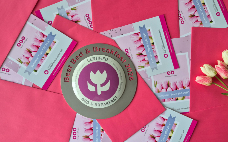 Verkiezing beste bed and breakfast van nederland 2026