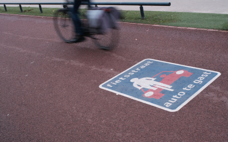 Fietsstraat c Ernst Bergboer