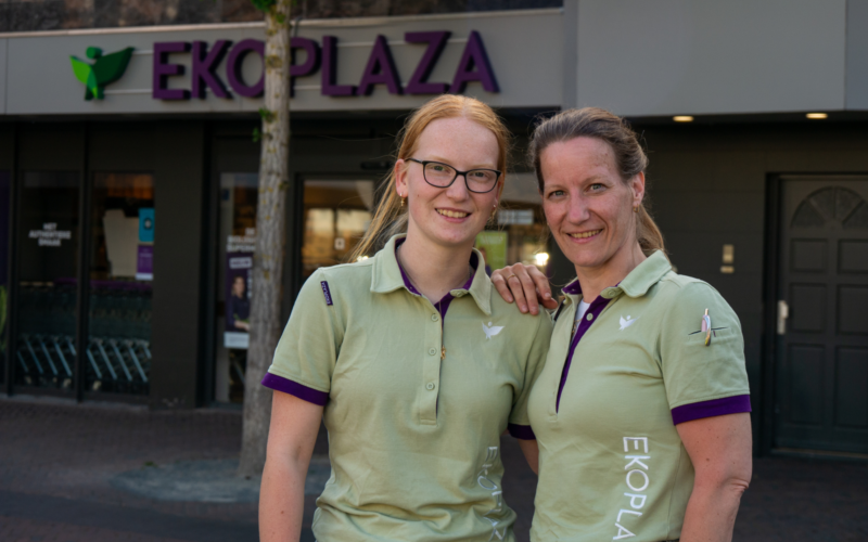 20260605 Lisette en Sara Lotte Ledda Ekoplaza