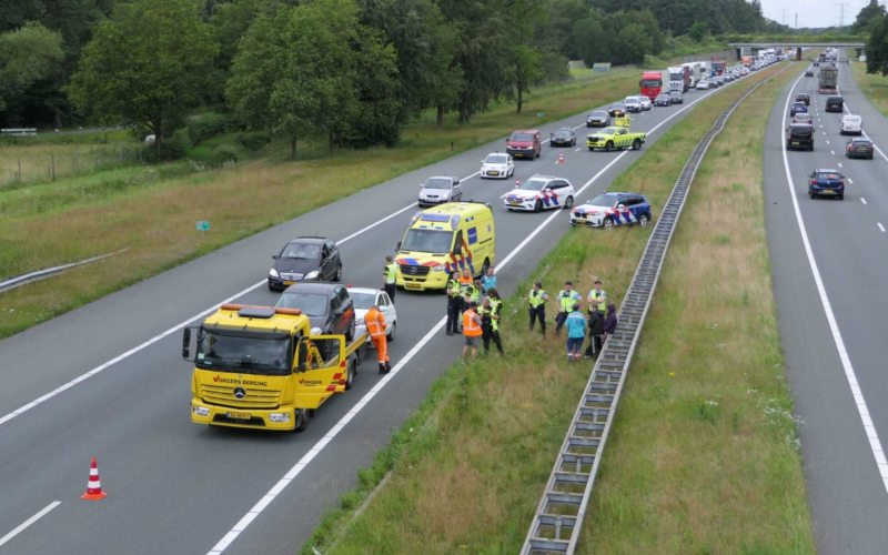 20260615 A35 ongeval botsing auto vrachtwagen