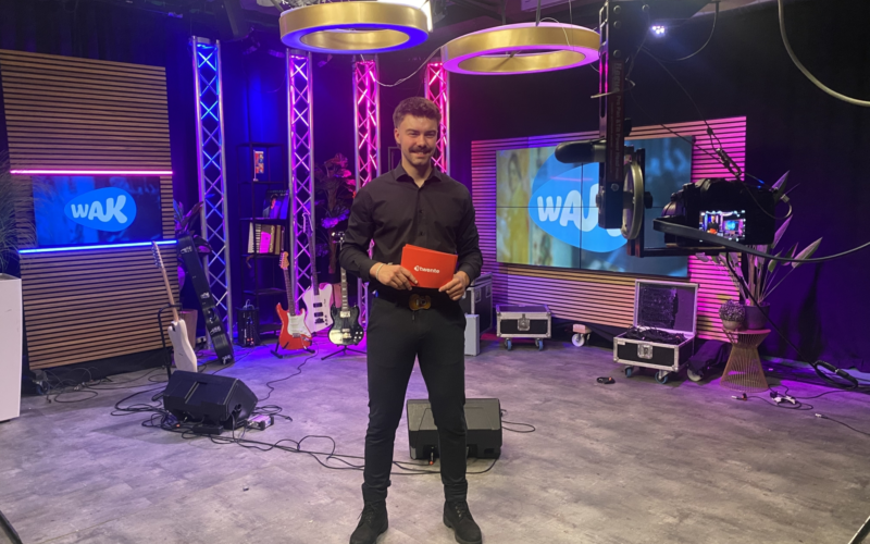WAK bij 1 Twente presentator Foks Workel