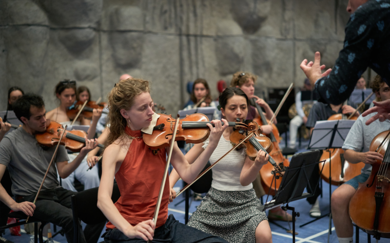 VU orkest - Heleen Brüggen - eerste violist - concertmeester - viool