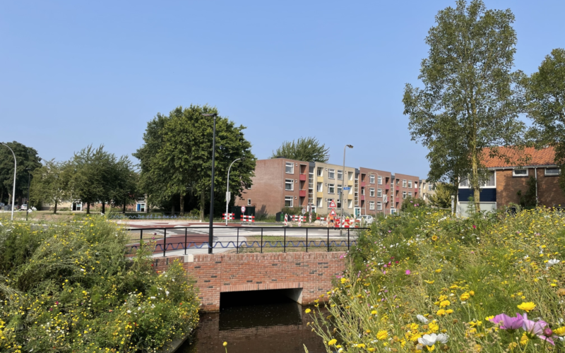 Foto bankastraat met beek 2024 gerda minkjan 2
