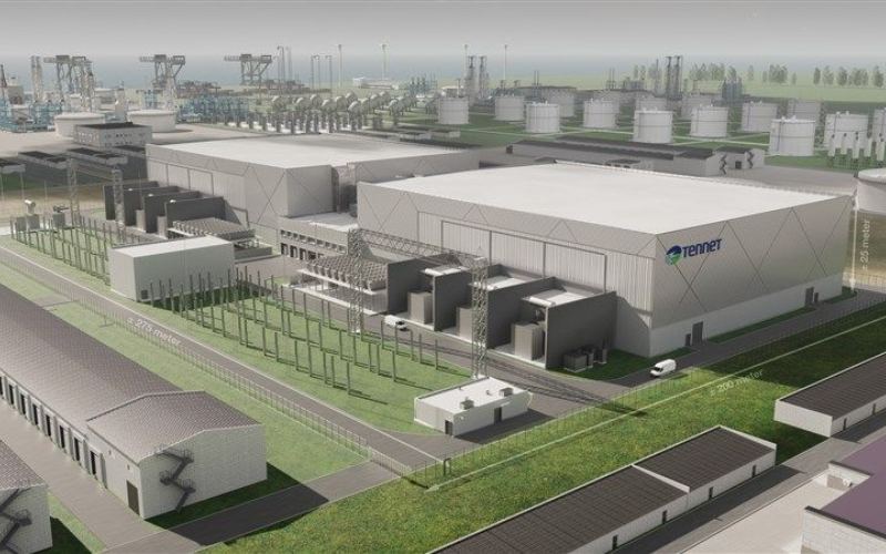 Tennet converterstation artist impression