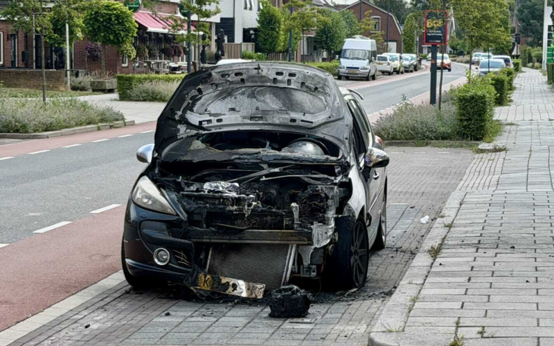 Wierden autobrand