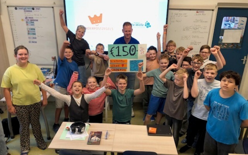 Wierden Scholieren Kluinveenschool verrassen De Welle met donatie