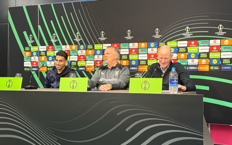 John van den brom younes taha richard peters persconferentie fc twente fc thun 2026