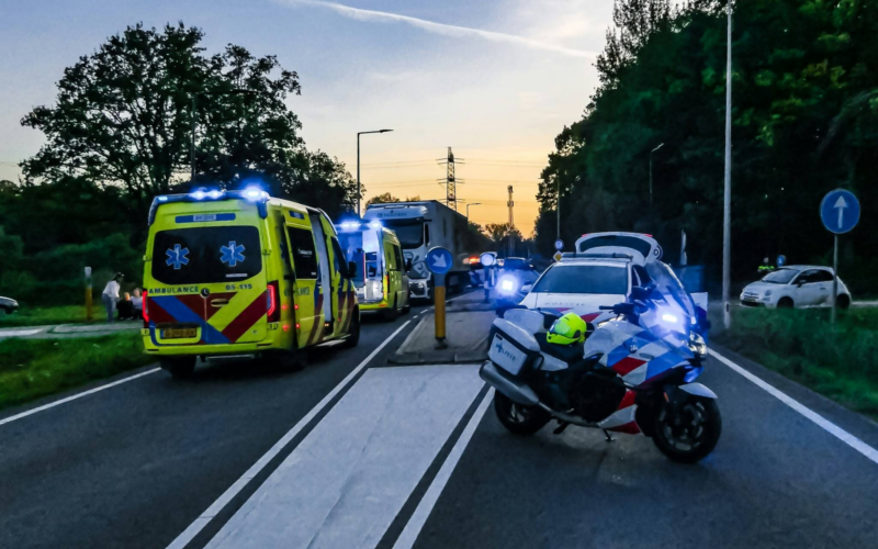 Oostweg aanrijding fietser