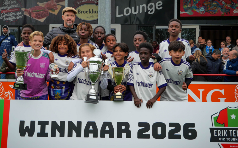 Anderlecht winnaars Erik ten Hag toernooi 2026