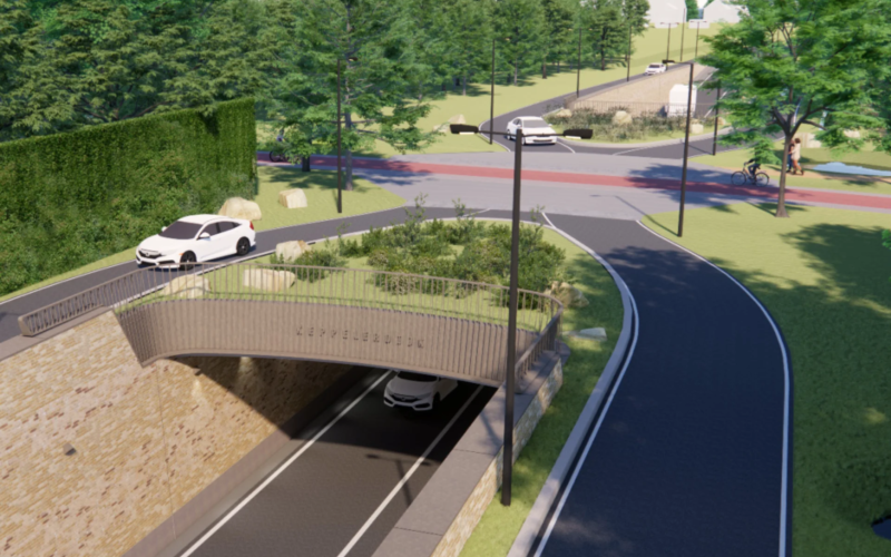 Autotunnel Oostweg impressie