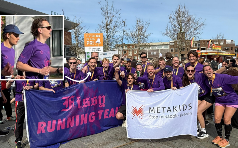 Boris Tonis en zijn Fissy Running Team eigen foto