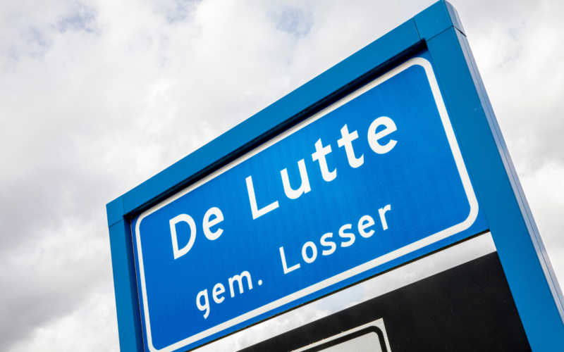 Plaatsnaambord De lutte 1
