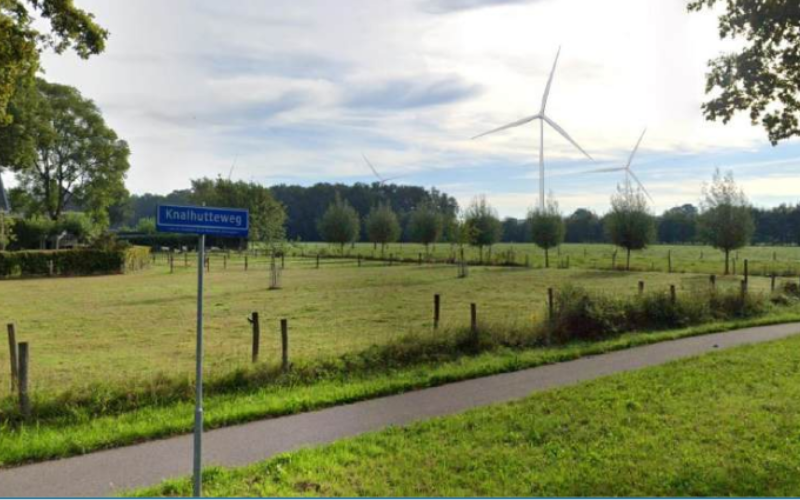 Windpark Windturbine Knalhutteweg Aamsveen