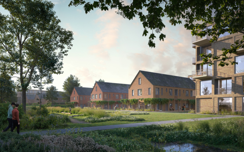 Gemeente Enschede impressie Telgendijk bouwplan
