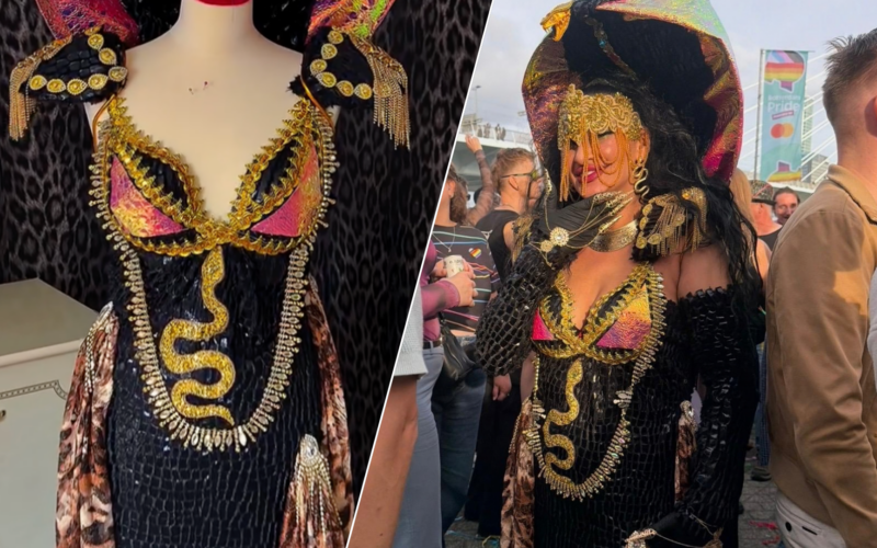 Leopadra dragoutfit enschede pride week coming out week lhbtiq