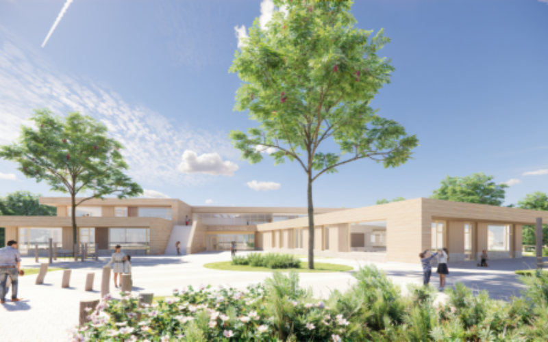 Schetsontwerp kindcentrum enter entree 1