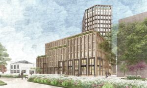 20220830 Stationsplein impressie Enschede nieuwbouw