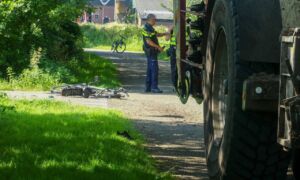 20240627 Ongeval fietser tractor Wilminkweg Enschede