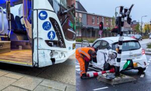 20240926 aanrijding auto bus Enschede News United Dennis Bakker