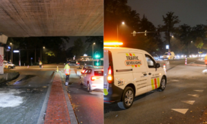 20241107 verkeershinder Enschede na vallende kraan News United Dennis Bakker