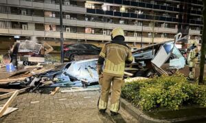 20241222 caravan gesloopt en verbrand in Enschede News United Dennis Bakker