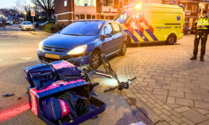 20250315 ongeluk bezorgfietser Enschede News United Dennis Bakker