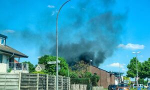 20250501 Gronau brand Alter Postweg News United Dennis Bakker