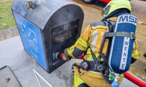 20251231 containerbrand afvalbrand eendengang hengelo news united dennis bakker