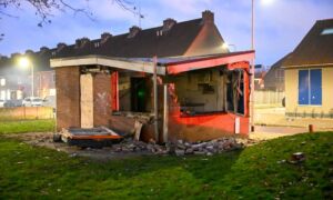 Beheerdeshuisje explosie Platanenstraat