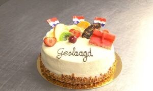 350937 Geslaagd taart