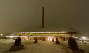 Steenfabriek De Werklust in het licht