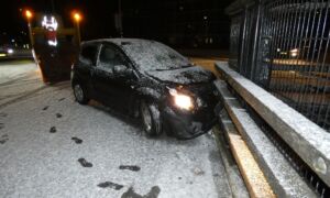 Botsing door gladheid Almelo 2