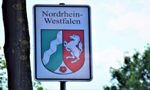 Nordrhein westfalen duitsland bord