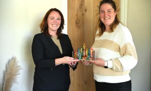 Silke Tulk en wethouder Hilde Berning