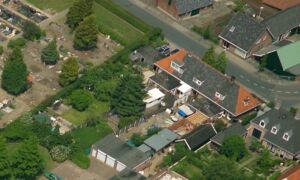 Scholtinkstraat vanuit de lucht