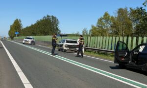 Kop-staartbotsing Almelo N36 30 april