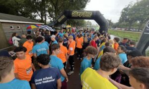 Alma College doet met grote groep leerlingen mee met Almelo Allee Run