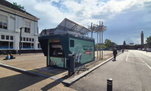 Binnenstad Enschede statiegeld automaat Stationsplein