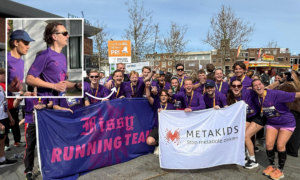 Boris Tonis en zijn Fissy Running Team eigen foto