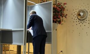 Burgemeester die stemt