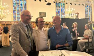 Burgemeester met eigenaren Bolke Britt van Viegen