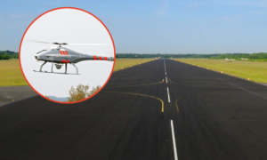 20240218 Twente Airport Luchthaven Technology Base drone Skeldar Saab
