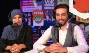 Enschede Kiest Partijgesprekken Umut Can Yurdal Boutaina Chami LOGO