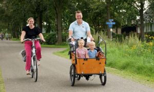 Fietsvierdaagse gezin Euregio Fiets-4-Daagse