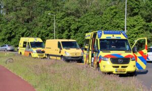 Foto ongeluk Euregioweg Dennis Bakker