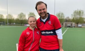 G hockeyers Sylvia Levers en Ralph Esser Foto RTV Oost Teun van der Velden