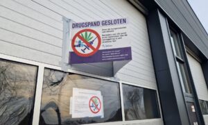 Gesloten drugspand