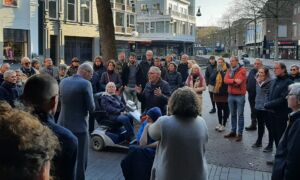 Handtekeningen Walhof Roessingh wijkverkeersplan