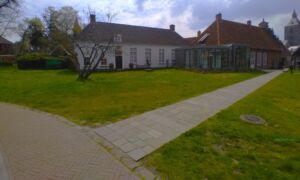 Het palthe huis achterzijde Stadstuin Jacob van Deventerpad Oldenzaal